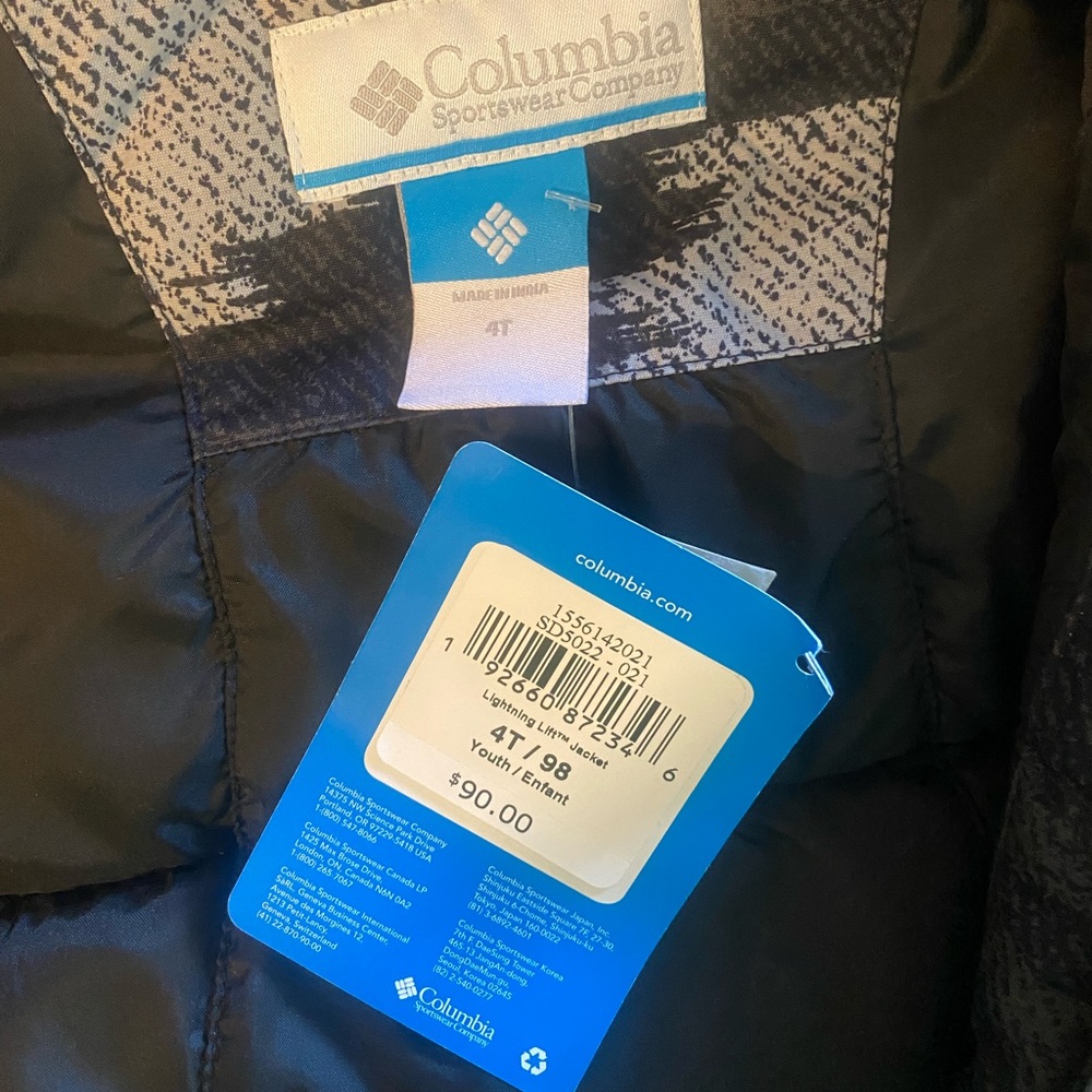 Winter snow Colombia Jacket Toddler